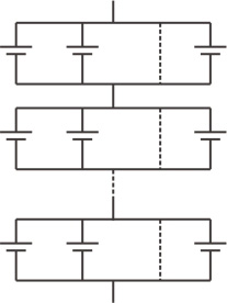 First Parallel and Then Series of Power Battery Module Topological Structure